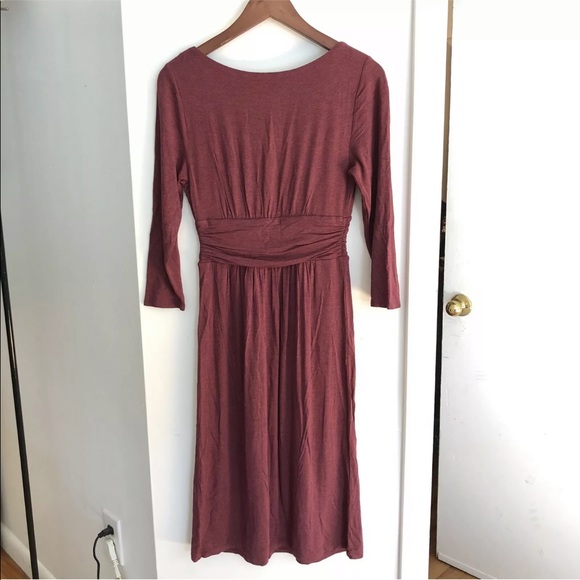 Anthropologie Maeve Wrap dress berry Small - Picture 7 of 12